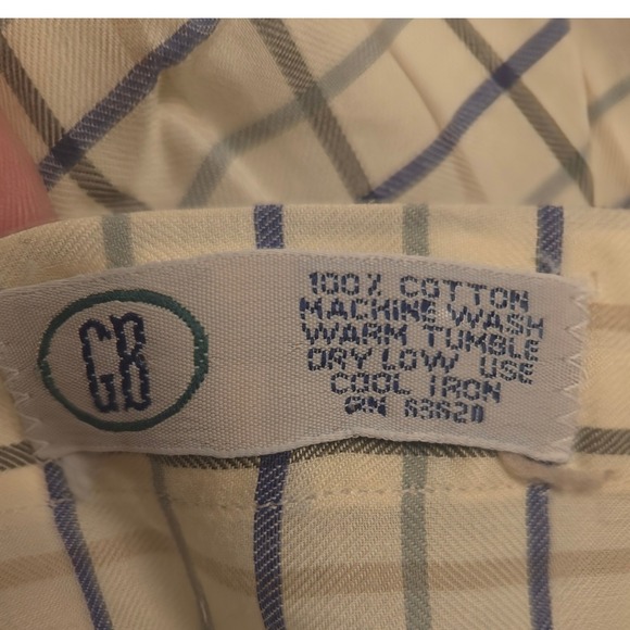 Gitman Bros. for Mark Berman & Son Plaid Button Down Long Sleeve‎ Shirt Large - Picture 4 of 7